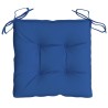 Coussins de chaise lot de 4 bleu 40x40x7 cm tissu oxford 559249559249