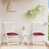 Coussins de chaise lot de 2 rouge bordeaux 40x40x7 cm 559250559250