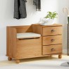 Banc de rangement avec tiroir ASKIM Marron 100 x 39 x 62 cm 559252559252