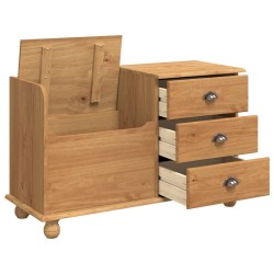 Banc de rangement avec tiroir ASKIM Marron 100 x 39 x 62 cm 559252559252