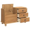 Banc de rangement avec tiroir ASKIM Marron 100 x 39 x 62 cm 559252559252