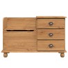 Banc de rangement avec tiroir ASKIM Marron 100 x 39 x 62 cm 559252559252