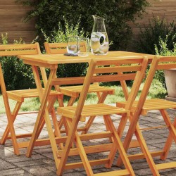 Table de Jardin Marron 90 x 55 x 75 cm Bois d'Acacia Massif 559263559263