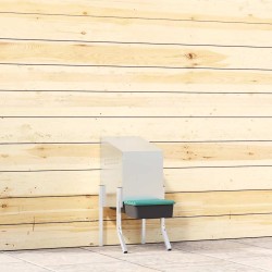 Nichoir à poules1 compartiment avec pieds en acier galvanisé 559268559268