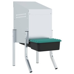 Nichoir à poules1 compartiment avec pieds en acier galvanisé 559268559268
