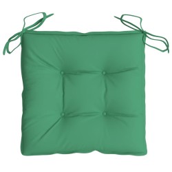 Coussins de chaise lot de 6 vert 40x40x7 cm tissu oxford 559277559277