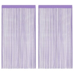 Rideau en fils 2 pcs 140 x 250 cm violet 559279559279