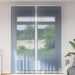 Rideaux en voile avec passe-tringles 2 pcs bleu royal 559280559280