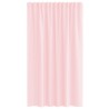 Rideaux en voile avec passe-tringles 2 pcs rose clair 559281559281