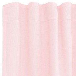 Rideaux en voile avec passe-tringles 2 pcs rose clair 559281559281