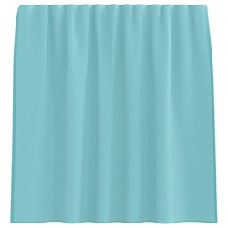 Rideaux en voile avec passe-tringles 2 pcs turquoise 559284559284