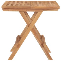 Table pliable de jardin 50x50x50 cm Bois de teck solide 559288559288