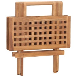 Table pliable de jardin 50x50x50 cm Bois de teck solide 559288559288