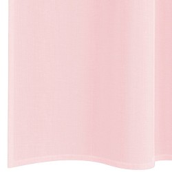 Rideaux en voile avec passe-tringles 2 pcs rose clair 559292559292