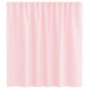 Rideaux en voile avec passe-tringles 2 pcs rose clair 559293559293