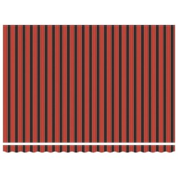 Auvent rétractable automatique orange et marron 4,5x3 m 559294559294