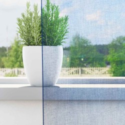 Rideaux en voile avec passe-tringles 2 pcs bleu royal 559297559297