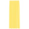 Rideaux en voile avec passe-tringles 2 pcs jaune 559299559299