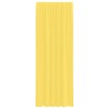 Rideaux en voile avec passe-tringles 2 pcs jaune 559302559302