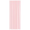 Rideaux en voile avec passe-tringles 2 pcs rose clair 559304559304