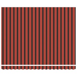 Auvent rétractable automatique orange et marron 4x3 m 559307559307