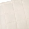 Couverture lestée Crème clair 200x220 cm 13 kg Tissu 559313559313