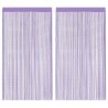 Rideaux à fils 2 pcs violet 100x250 cm 559315559315