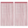 Rideau en fils 2 pcs 140 x 250 cm rose 559318559318