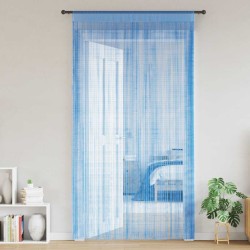 Rideaux à fils 2 pcs bleu clair 100x250 cm 559321559321