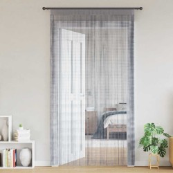 Rideau en fils 2 pcs 140 x 250 cm gris clair 559323559323