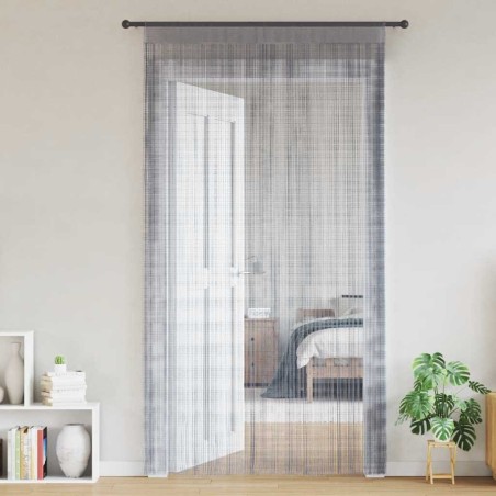 Rideau en fils 2 pcs 140 x 250 cm gris clair 559323559323