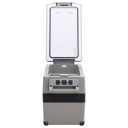 Glacière avec poignée et adaptateur noir et gris 55 L PP et PE 559327559327