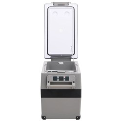 Glacière avec poignée et adaptateur noir et gris 35 L PP et PE 559328559328