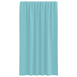 Rideaux en voile avec passe-tringles 2 pcs turquoise 559331559331