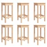 Ensemble de bar de jardin 7 pcs Bois de pin massif 559334559334