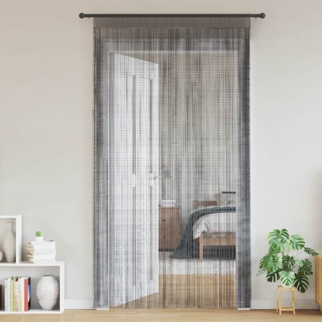 Rideaux à fils 2 pièces Anthracite 140x250 cm 559336559336