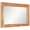 Miroir 70x50 cm bois massif d'acacia et verre 559337559337