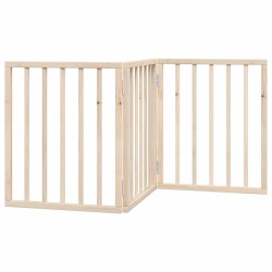 Barrière pour chien pliable à 3 panneaux 150 cm Bois de peuplier 559338559338