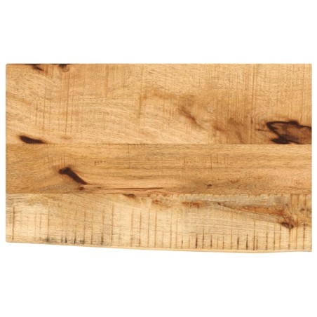 Dessus de table 60x20x3,8 cm bord vif bois massif manguier brut 559339559339