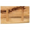 Dessus de table 60x20x3,8 cm bord vif bois massif manguier brut 559339559339