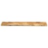 Dessus de table 160x20x3,8cm bord vif bois massif manguier brut 559340559340