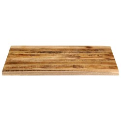 Dessus de table 110x80x2,5cm bord vif bois massif manguier brut 559348559348