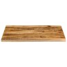 Dessus de table 110x80x2,5cm bord vif bois massif manguier brut 559348559348