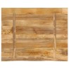 Dessus de table 110x80x2,5cm bord vif bois massif manguier brut 559348559348