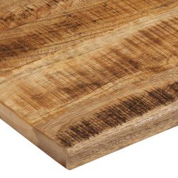 Dessus de table 110x80x2,5cm bord vif bois massif manguier brut 559348559348