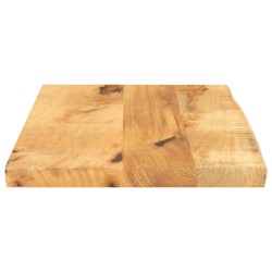 Dessus de table 40x20x3,8 cm bord vif bois massif manguier brut 559349559349