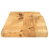 Dessus de table 70x30x3,8 cm bord vif bois massif manguier brut 559350559350