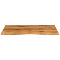 Dessus de bureau avec courbe 100x80x2,5 cm manguier massif brut 559354559354