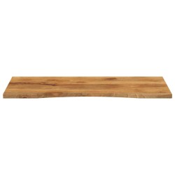 Dessus de bureau avec courbe 120x60x2,5 cm manguier massif brut 559360559360