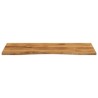Dessus de bureau avec courbe 120x60x2,5 cm manguier massif brut 559360559360